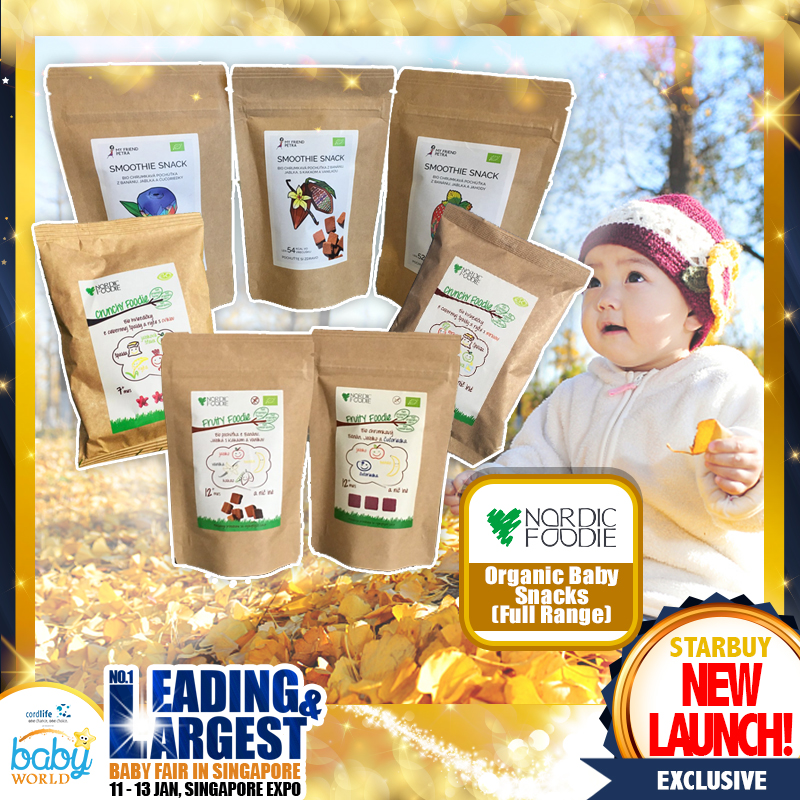 Nordic Foodie Organic Baby Snacks (NEW LAUNCH!!)