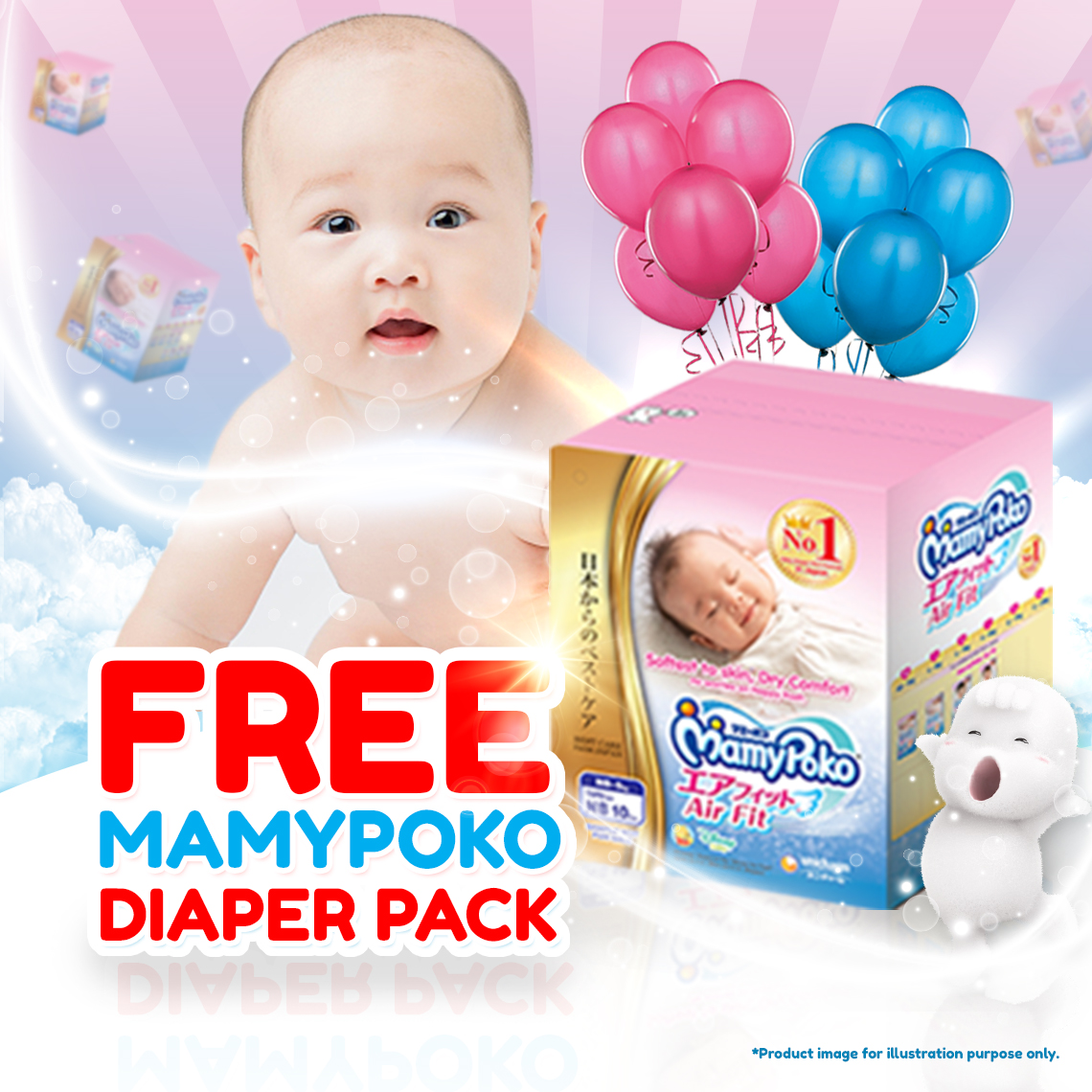 Free Mamypoko Air Fit Diaper Sample 